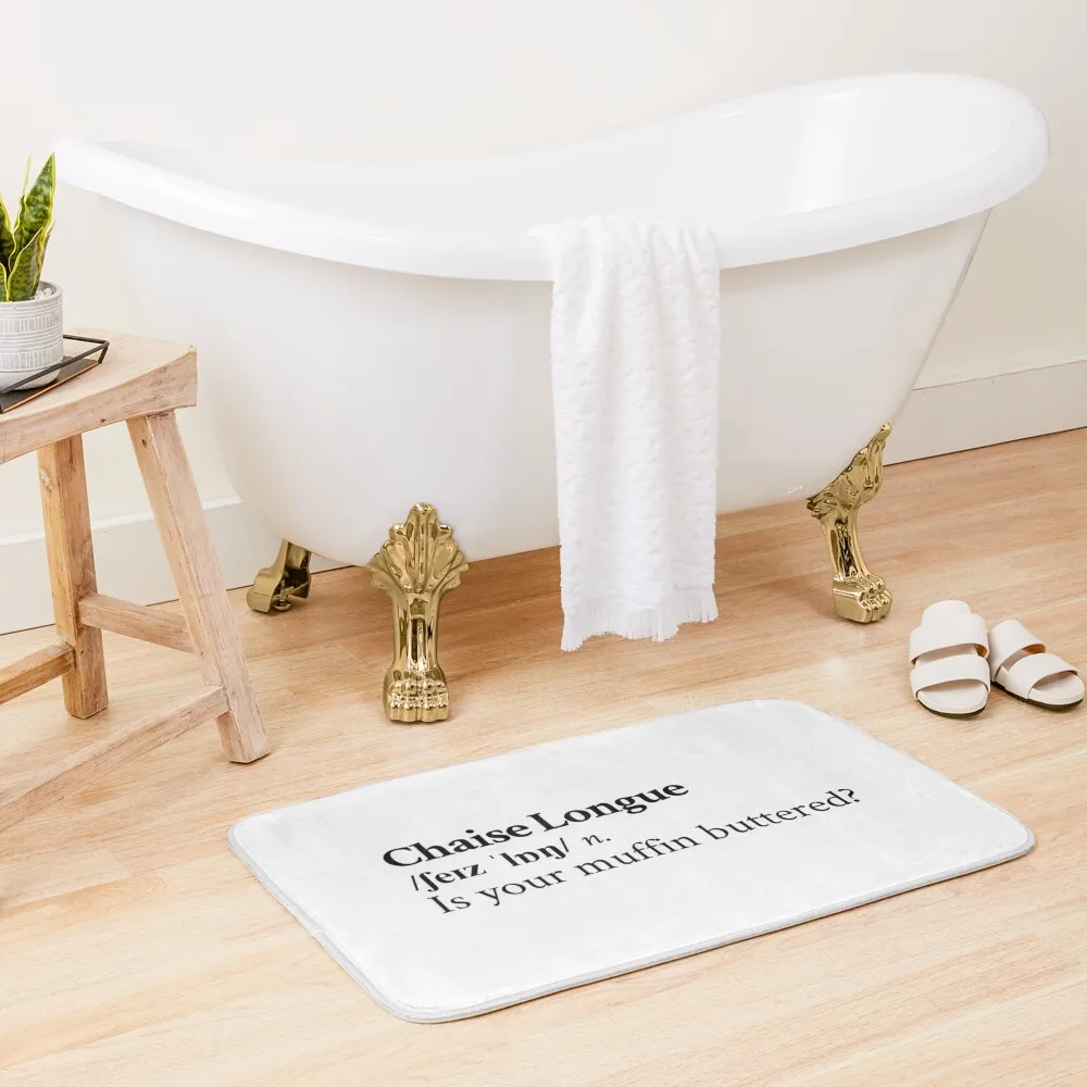 Wet Leg Aesthetic Quote Lyrics Muffin Buttered Bath Mat Bedroom Carpet Bathroom Accessories Sets Mat