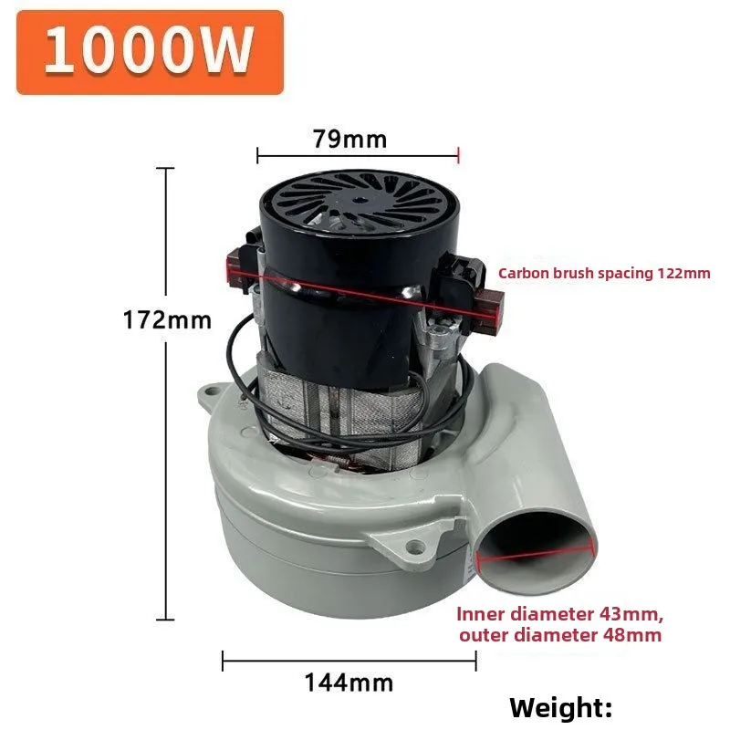 Motor brush floor washing machine, washing machine, motor all-copper universal 1000W accessories