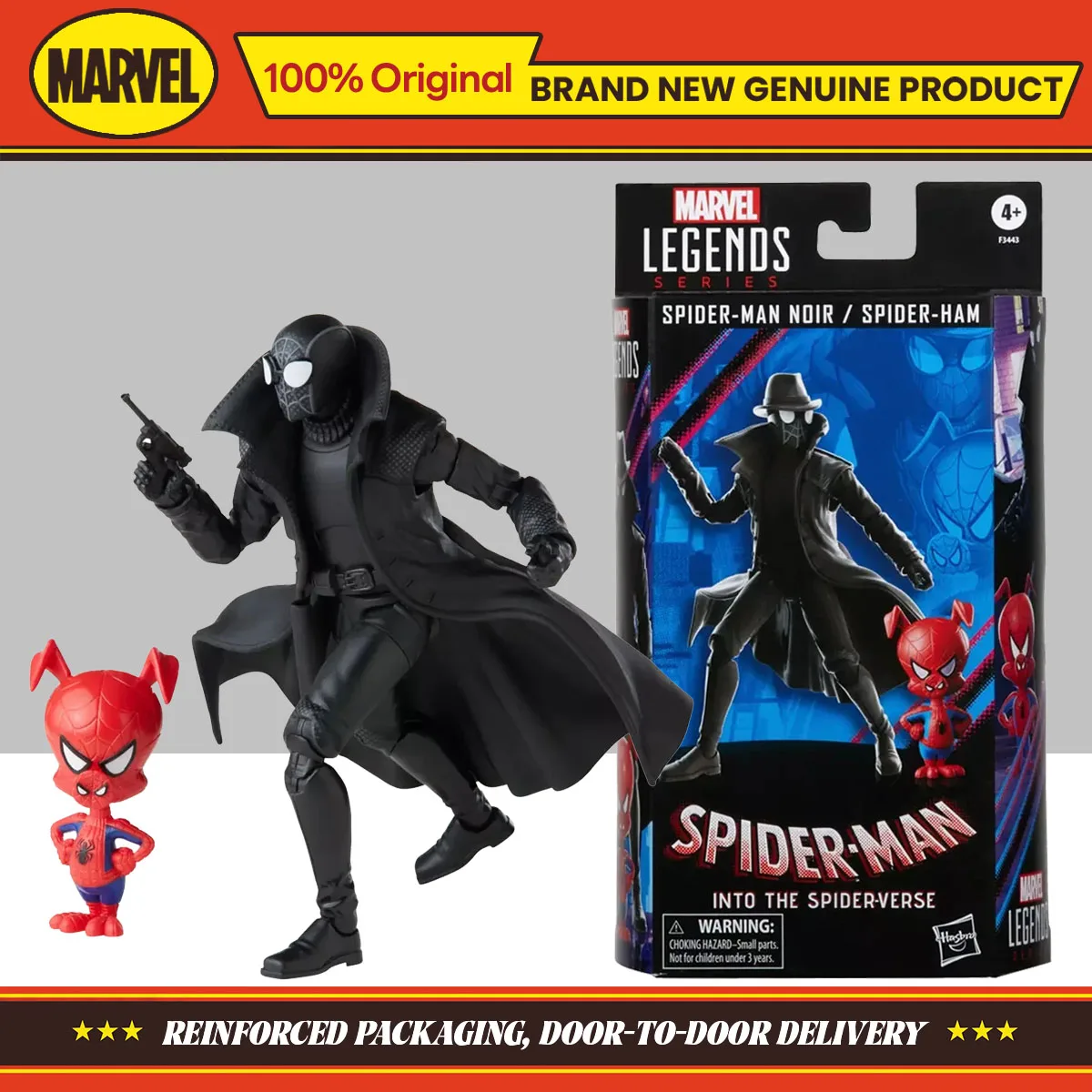 hasbro-marvel-legends-series-60th-anniversary-spider-man-noir-and-spider-ham-15cm-action-figure-original-model-toy-gift-in-stock