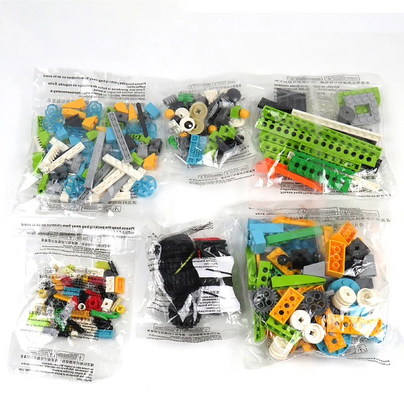 

276Pcs/Bag MOC Building Blocks Bricks Technical Beams Gears Axle and Connectors Parts Kit for 45300 We-Do 2.0 Core Set DIY Toys