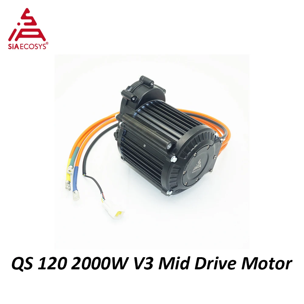 

QS Motor 120 60H 2000W V3 72V Mid Drive Motor with Gearbox for Electric Motorcycle