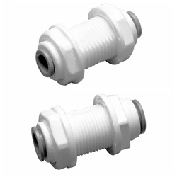 iTiGER RO Water Fitting Straight Quick Connection 1/4 3/8 Bulkhead Hose PE Pipe Connector Water Filter Reverse Osmosis Parts