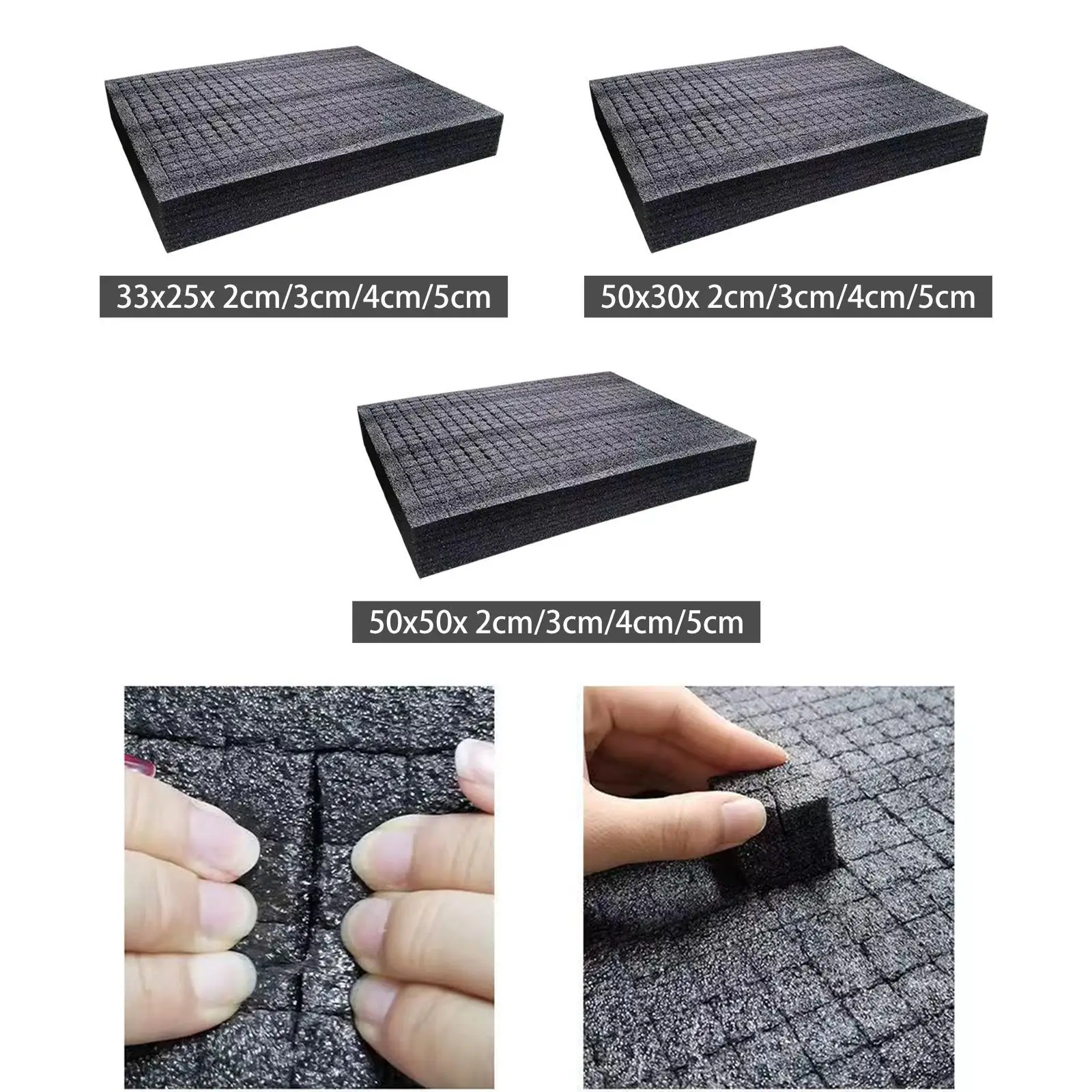 Packing Foam Sheet Foam Pad Reusable Easy to Use Folding Sponge Foam Inserts for