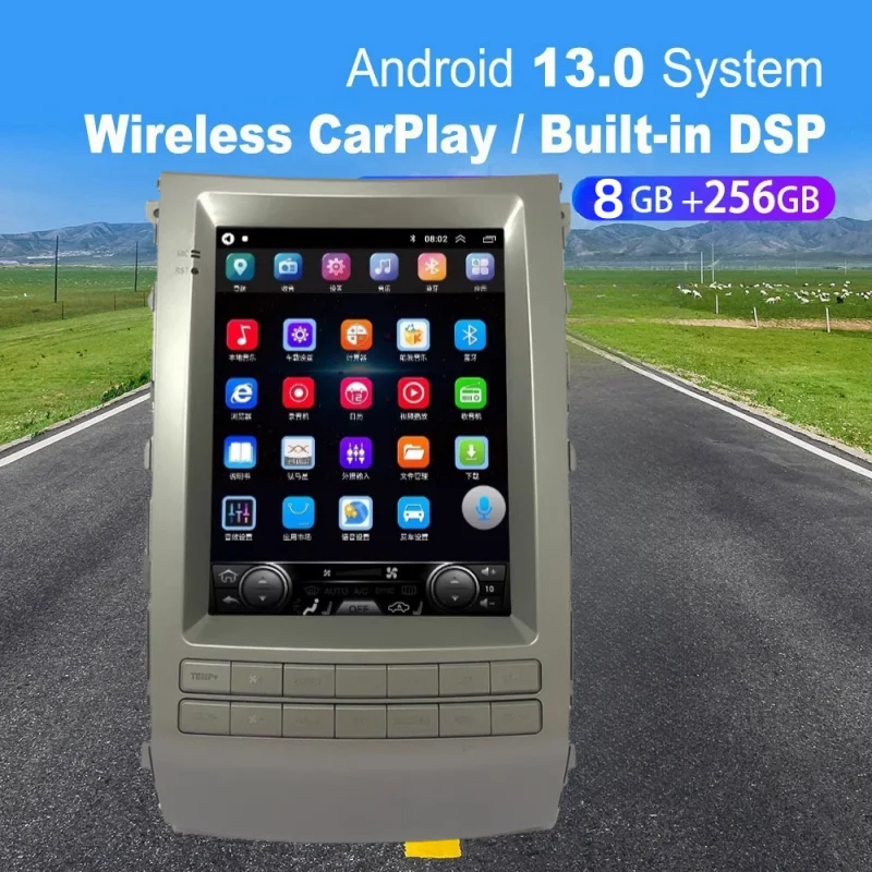 

10.4 Inch Android 13 Multimedia Video Touch Screen For Hyundai Veracrus IX55 2008 2009 2010 2011 2012 GPS Navigation Car Radio
