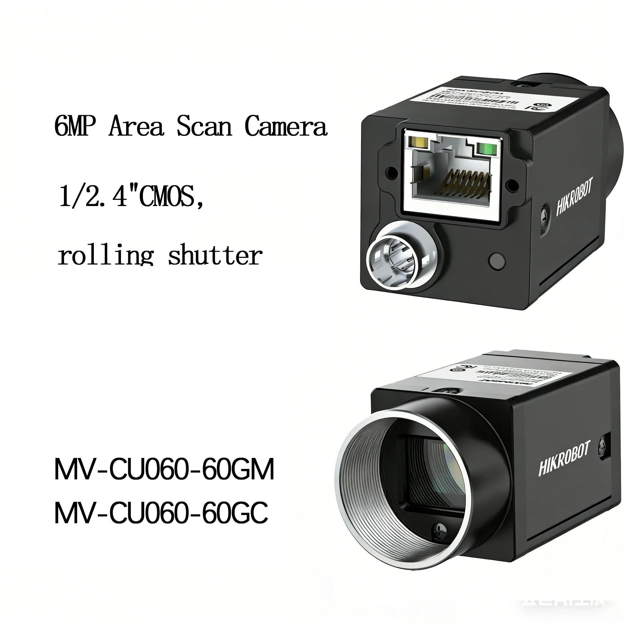 New Hikrobot MV-CU060-60GM,MV-CU060-60GC,6MP Area Scan Camera 1/2.4