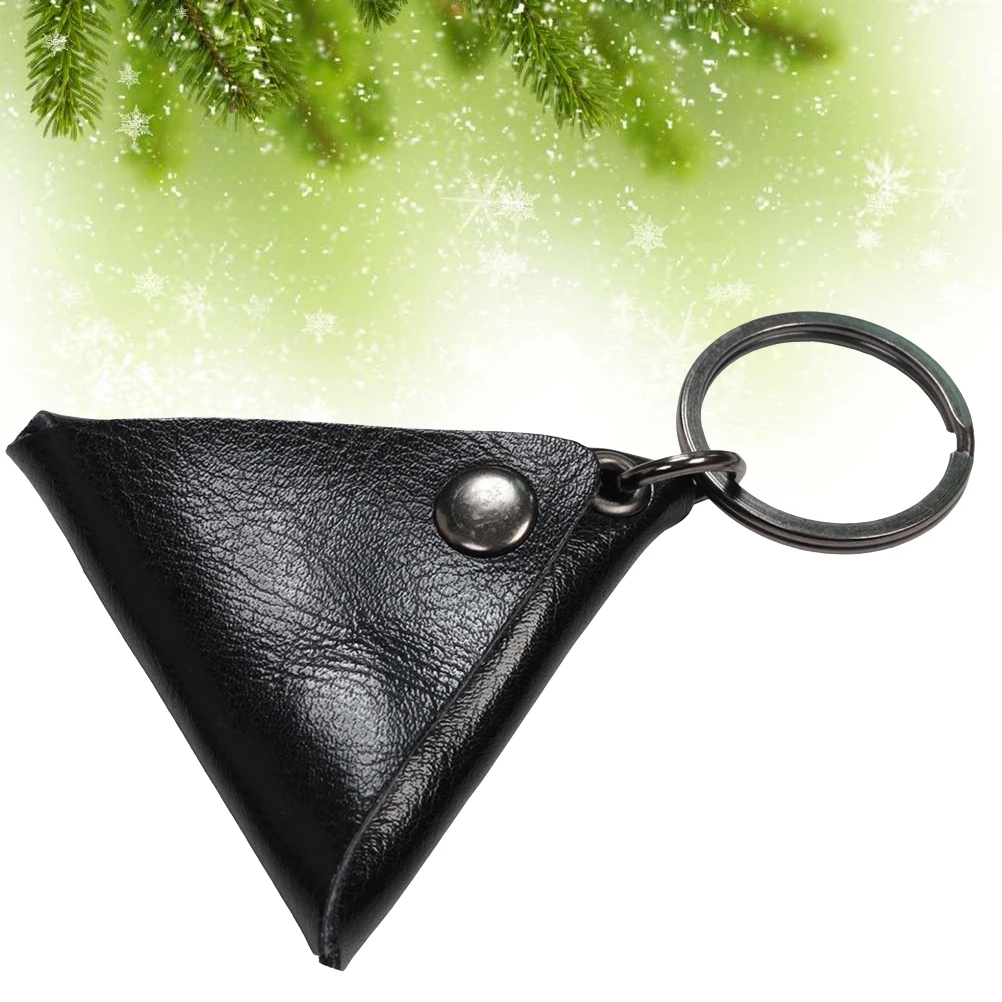 

Guitar Pick Bag Holder Keychain Funny Accessories Picks Plug Mini Organizer for