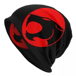 Gorro de punto de dibujos animados Thundercats Unisex, gorros cálidos de Invierno para mujer, gorros de Hip Hop para esquí al aire libre