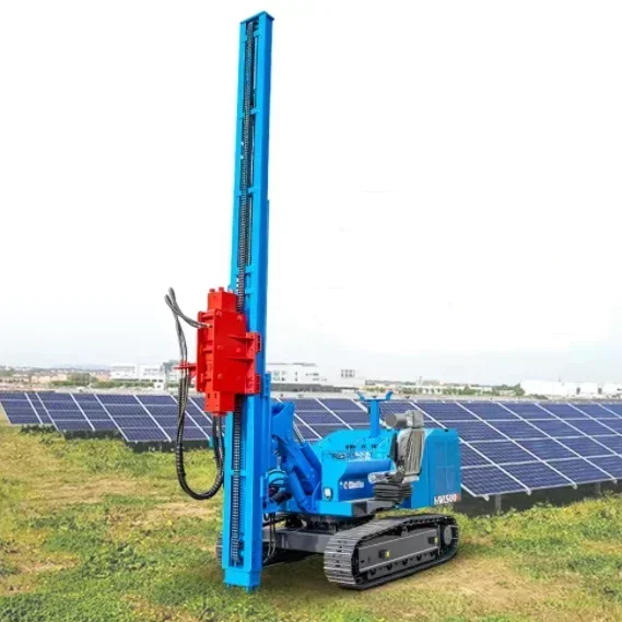 New val pile driver Hengwang bore pile drilling hine ground screw hine pile driver