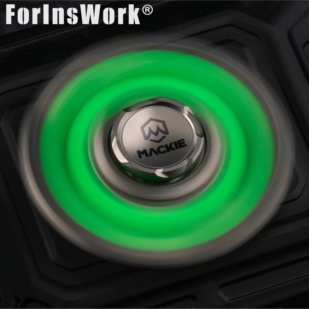 MACKIE クラシック厚いスタイルパラディンフィジェットスピナースピナーメタリコスハンドスピナーストレスおもちゃデスクガジェット