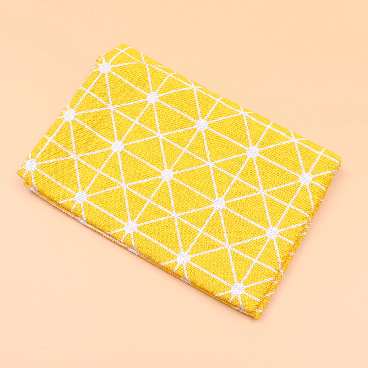 

60x60cm Chessboard Cloth Covers Yellow Decor Rectangle Stain Resistant Protect Table Table Covers Tablecloth Cloth