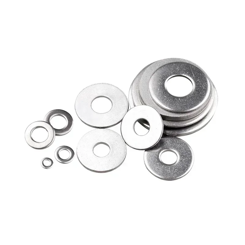 yes1000pcs/Lot  M4 Steel Washers GB97 304 Stainless Steel Spring flat machine Washers Silvery White metal plain Gaskets