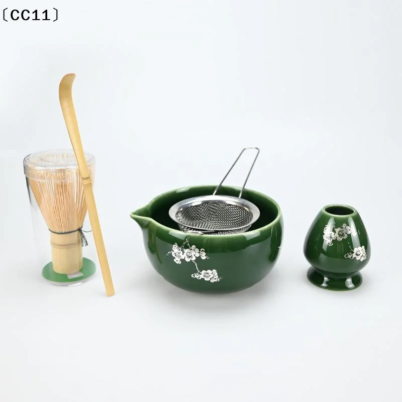 2pc 4pcs 5pcs Matcha Whisk Set With Matcha Bowl Bamboo Whisk Tea Strainer Scoop Spoon Sifter Whisk Holder〔CC11〕