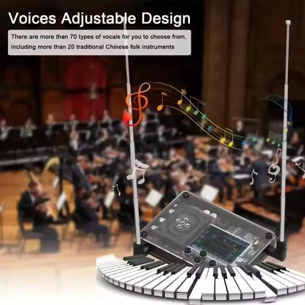 Theremin Musical Instrument Novel Fun Geek Equipment Gifts Musical Theremin Musical Boyfriend Instrument Module Audio Mini E8k8