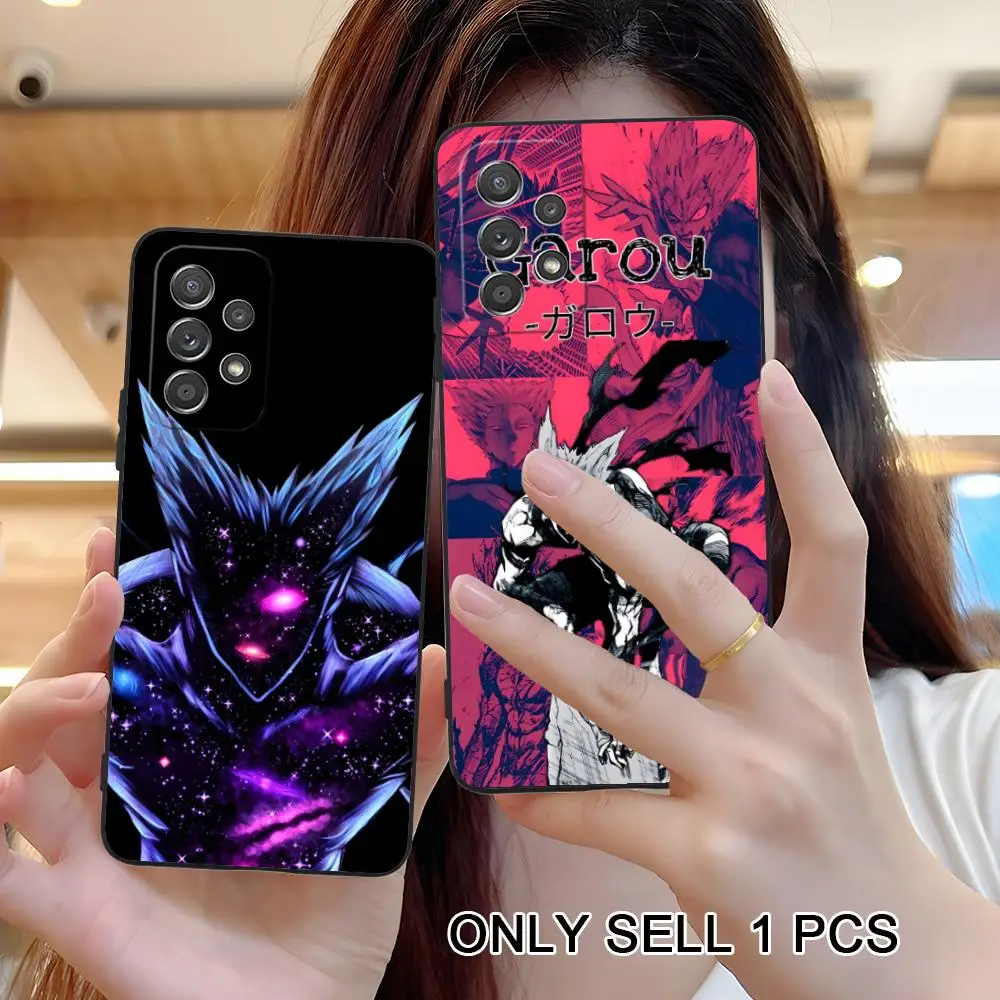 Anime Punch Garou Phone Case for Samsung Galaxy A26 25 24 23 22 21 17 16 15 14 13 12 11 5G Soft TPU Shockproof Cover