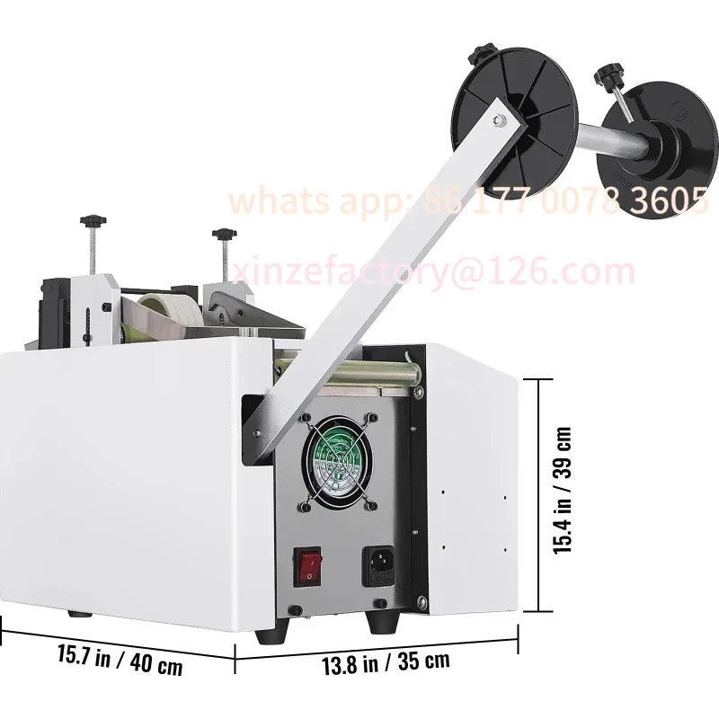 

Customizable Micro-Computer Control Cable Pipe Die Cutter PVC Tape Belt VEVOR YS-100 Auto Heat Shrink Tube Cutting Machine 350W