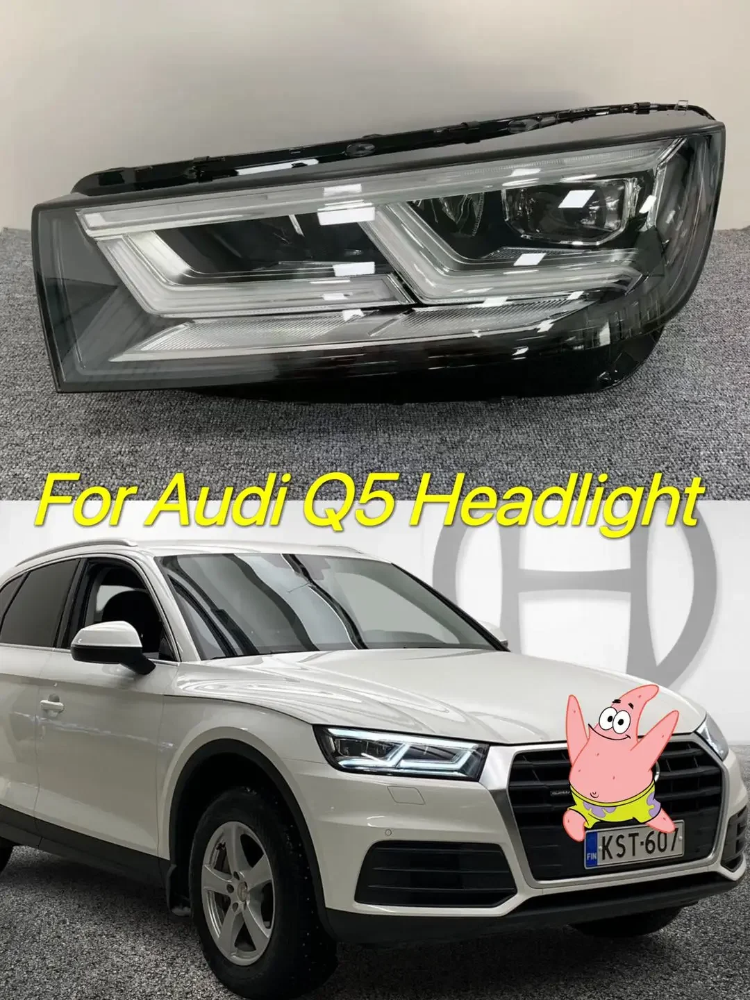 

Для Audi Q5 светодиодный передняя фара в сборе Q5L светодиодный передняя фара 2017-2020