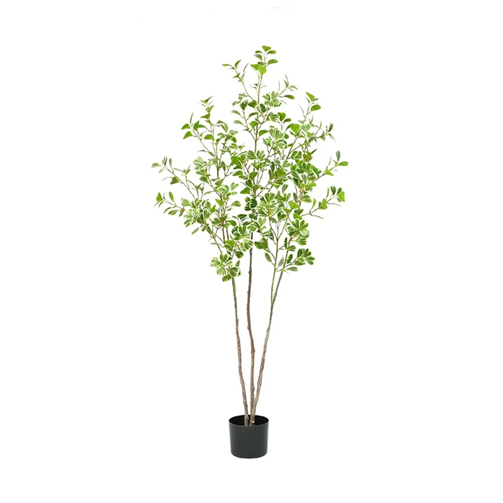 Artificial Ficus Tree, Large Simulated Ficus Tree With Smooth And Shiny Leaves, Faux Plants For Living Room Bedroom Office Balco