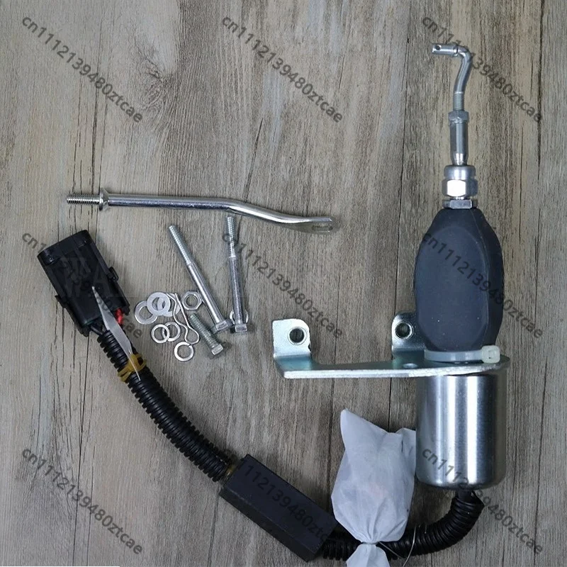 24V Fuel Cut Flameout Solenoid Electromagnet 5346202 Stop Switch For Diesel Engine Construction Machinery