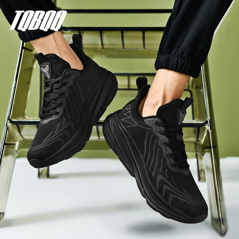 Carbon Plate Air Cushion Running Shoes for Men Soft Chunky Sneakers Women Daily Commuting Shoes Outdoor Casual Walking Shoes image 6