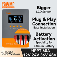 PowMr MPPT 60A Solar Voltage Controller Solar Charge Controller For Battery 12V 24V 36V 48V POW-M60-MAX