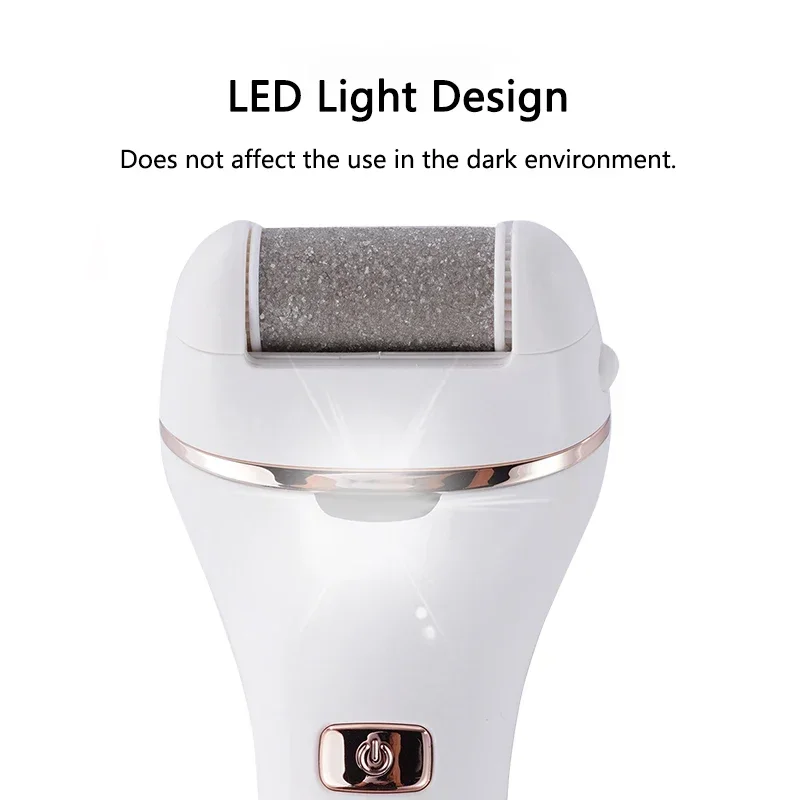 Mais novo 4 em 1 depilador indolor para senhora corpo inteiro depilador elétrico depilação shaver pé arquivo removedor de calos pedicure ferramenta