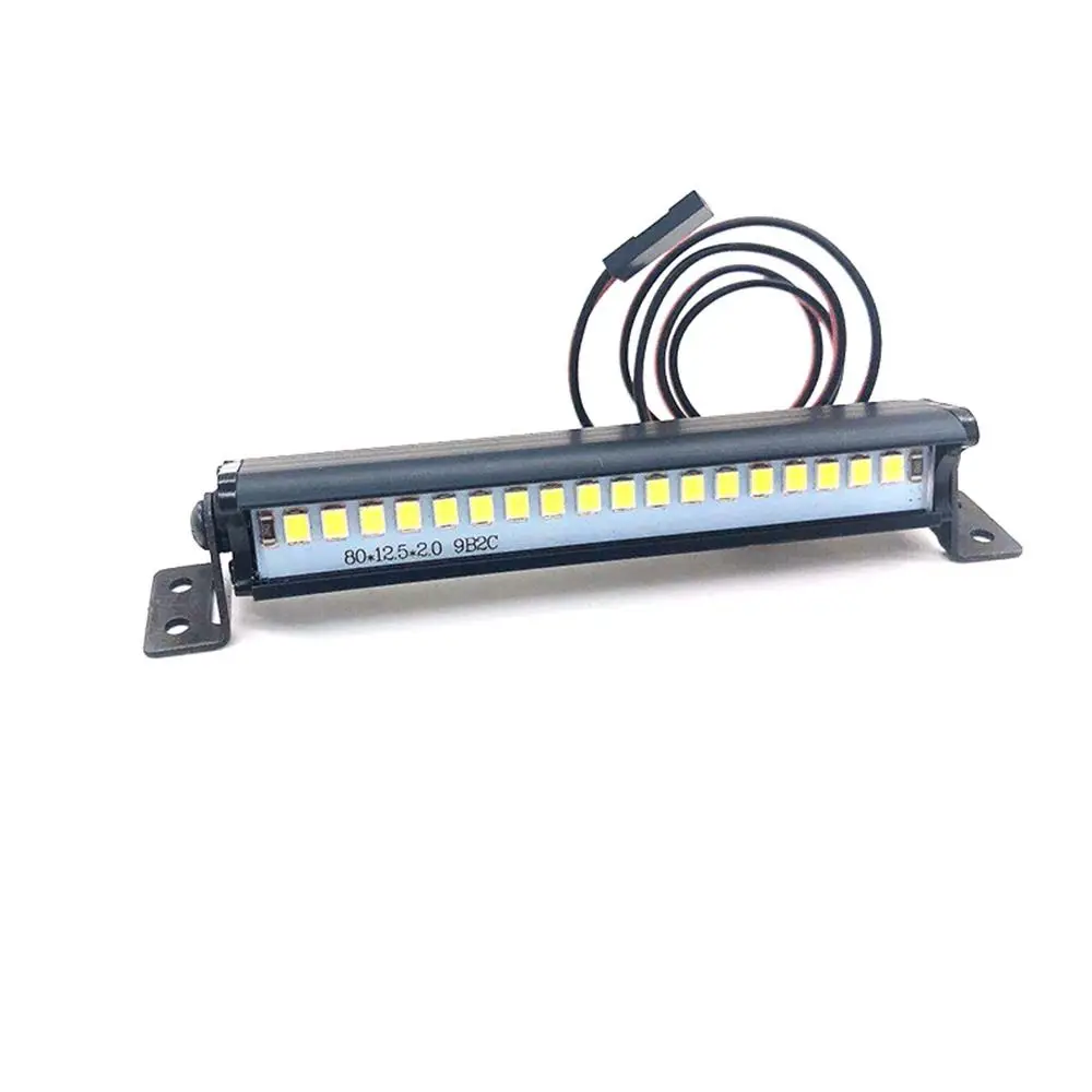 RC Car Roof LED Light Bar Light 83mm Searchlight dla 1/10 TRX TRX4 Defender TRX6 G63 Axial SCX10 RC Crawler