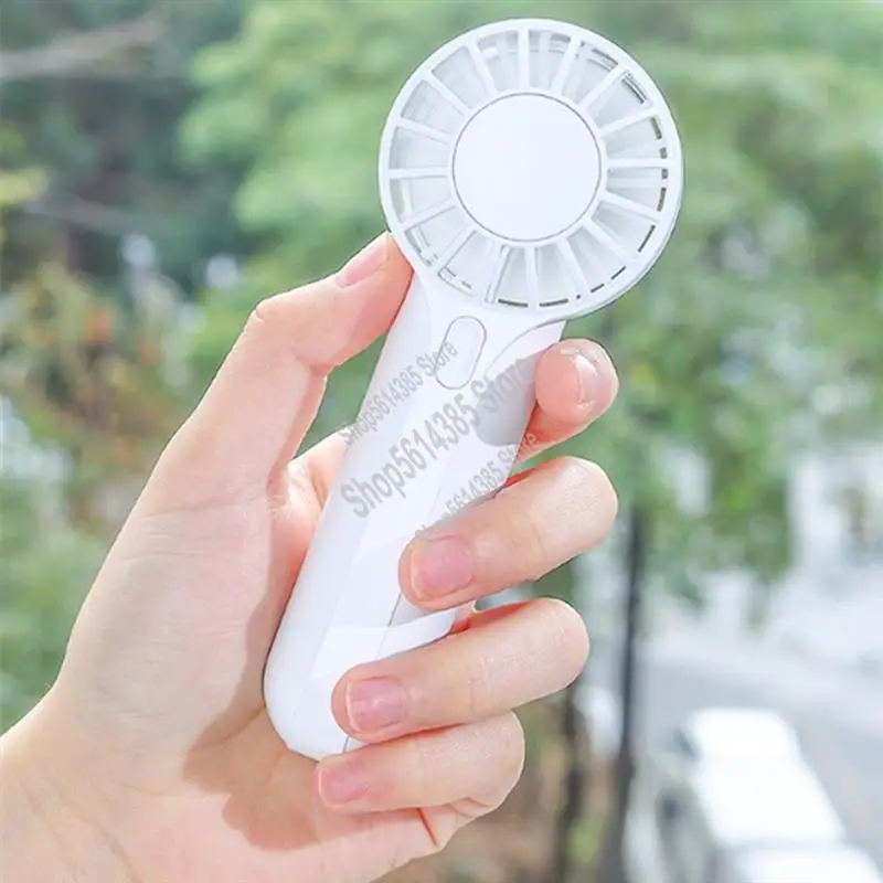 

Перезаряжаемый через USB мини-ручной вентилятор Портативный уличный высокоскоростной ручной маленький вентилятор с большим воздушным потоком-ABAJ