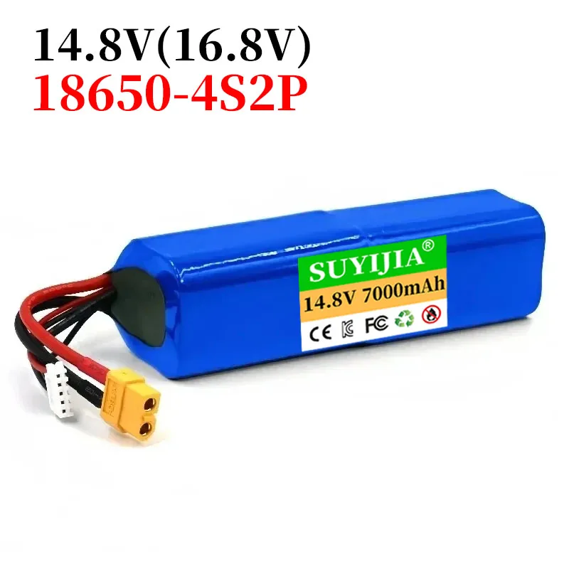 For Li-ion Battery 14.8V 16.8V 4S2P Large Capacity Drone Rechargeable lpega Various Remote Controlled Aircraft Drone quadcopter.