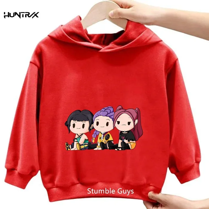 

Unisex New Movie Fantasy Kpop Hooded Sweatshirt, 3-14Y Kids Fashion Ideal For Daily Stylish Look & Activities​