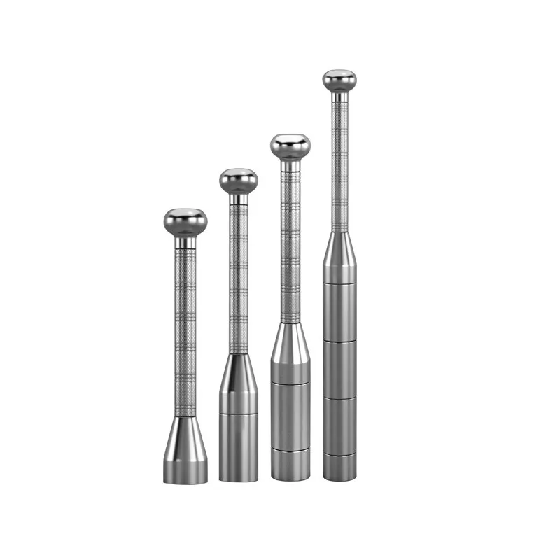 Juego de mancuernas de acero ajustables, barra portátil 3 en 1 de 8,3 kg con conector y placa de contrapeso
