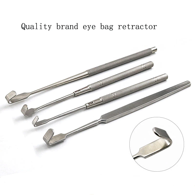 Retractor de párpados, herramientas cosméticas de plástico, instrumentos de párpados dobles, rastrillo, bolsa de ojos