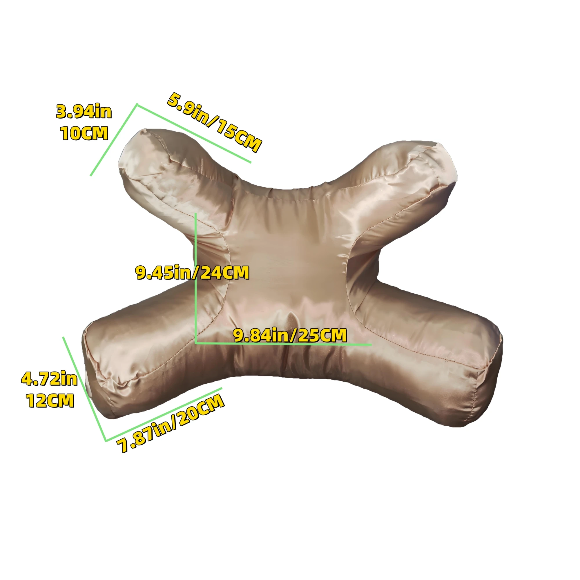 Beauty Pillow Ergonomic Portable Side Sleeping Pillow Comfortable Anti Wrinkle Face Pillow Cervical Neck Beauty Pillow