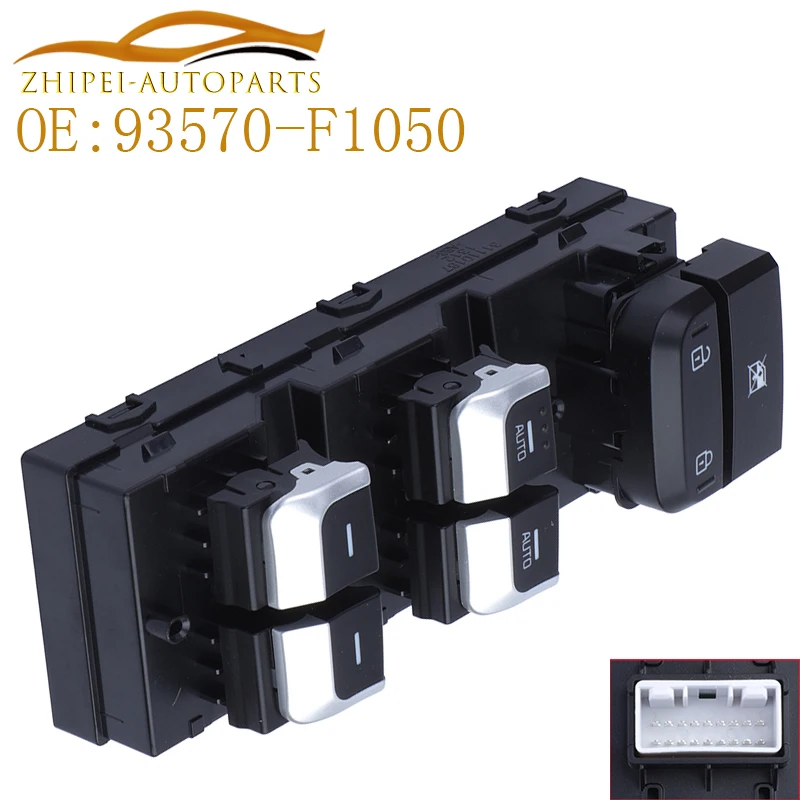 93570-F1050 interruptor de Control de ventana principal de energía eléctrica para coche 93570F1050 para Kia Sportage 2015-2018