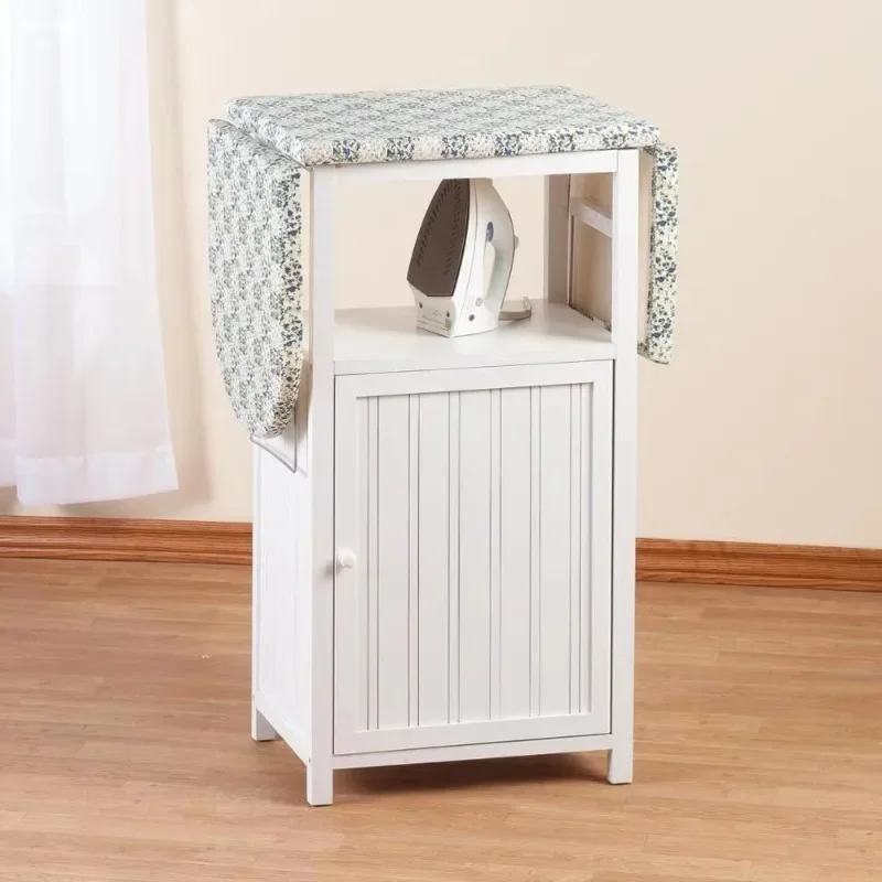 Wholesale Home Furniture folding Ironing Board Cabinet Wooden Ironing storage Cabinet