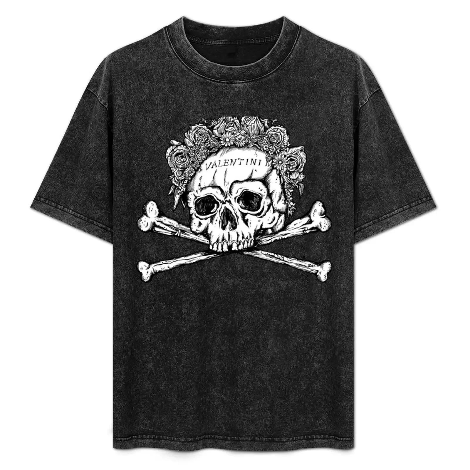 

Saint Valentine Martyr Skull T-Shirt football t shirt valentines boutique clothes cotton graphic tees Men's clothing