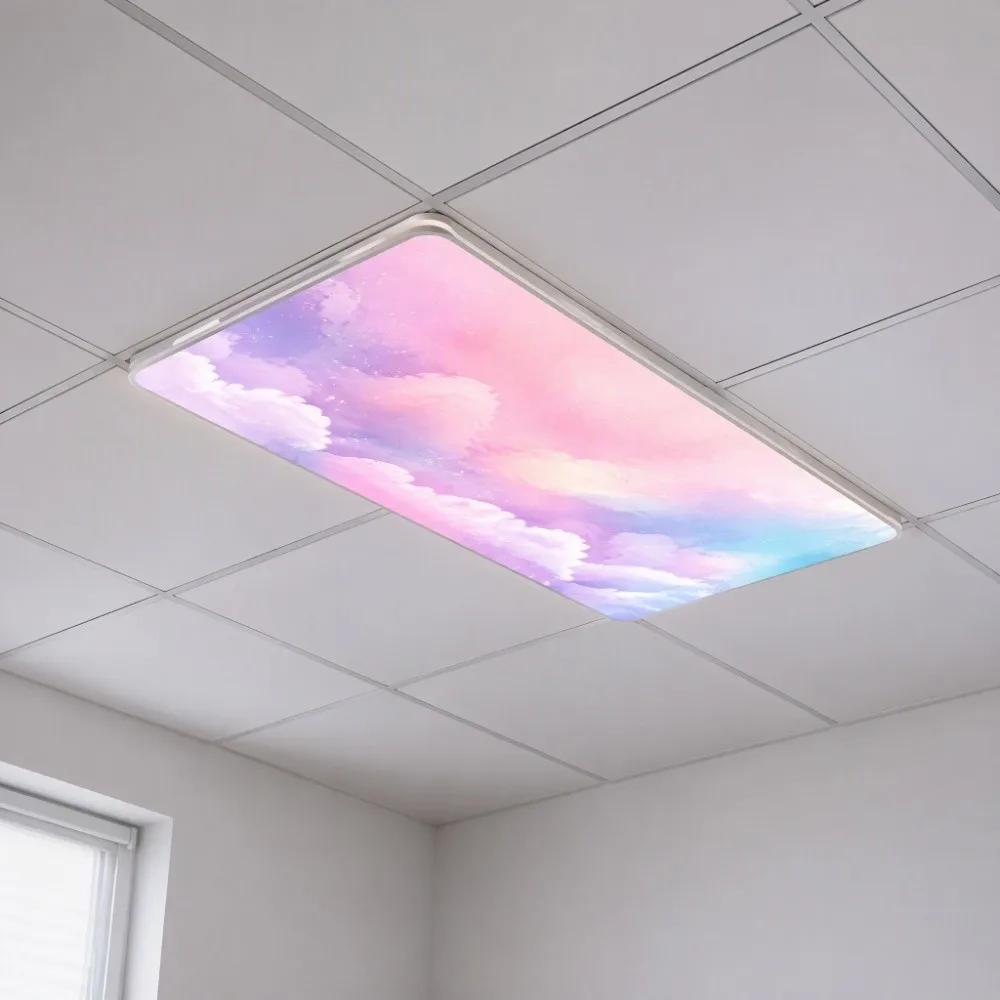 Polyester Fabric Magnetic Lamp Shade Eye-Protective Light-Blocking Lampshade Neat Decorative Effect Magnetic Design