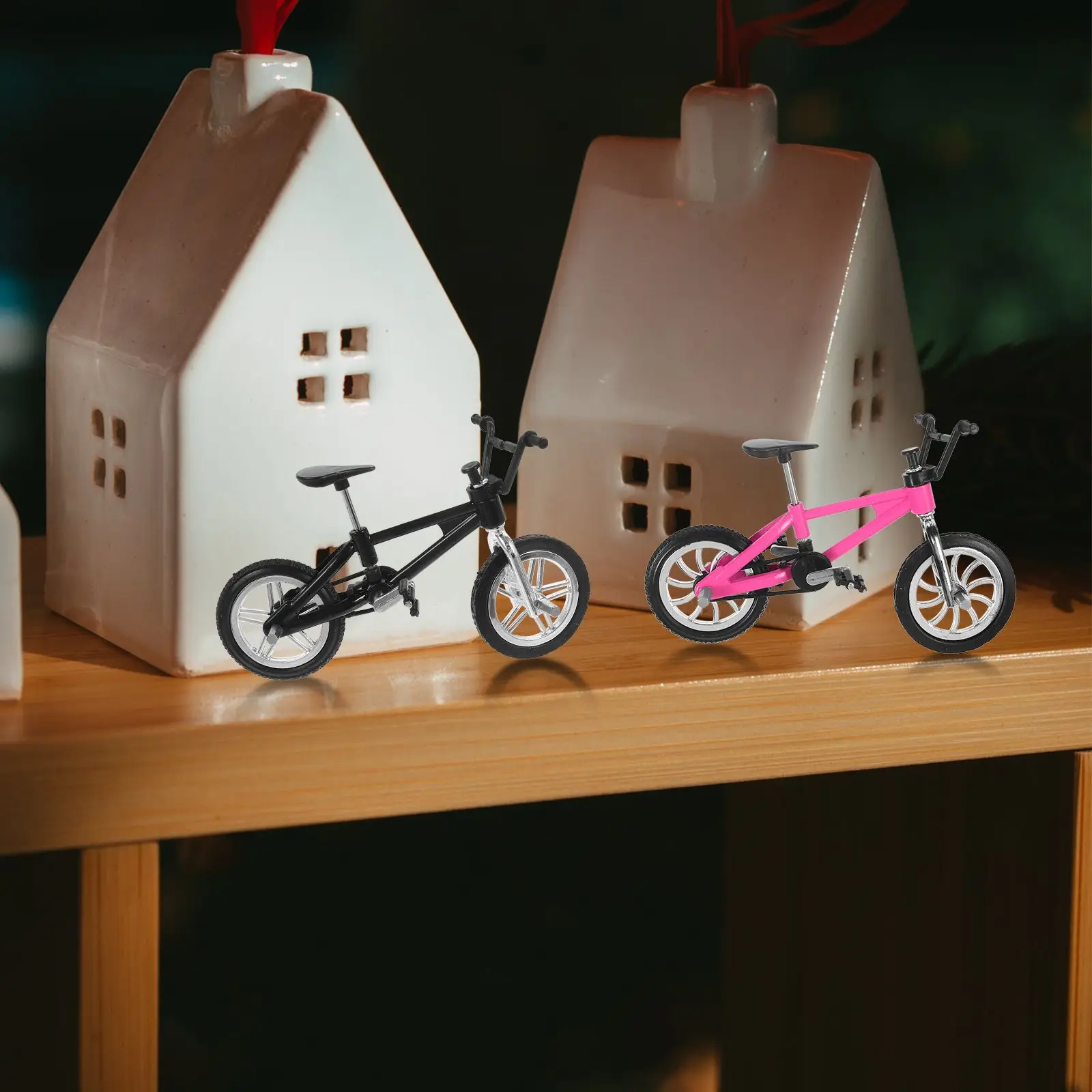 4-delig minifietsmodel fietsracen speelgoedauto miniatuur legering vinger bergspeelgoed