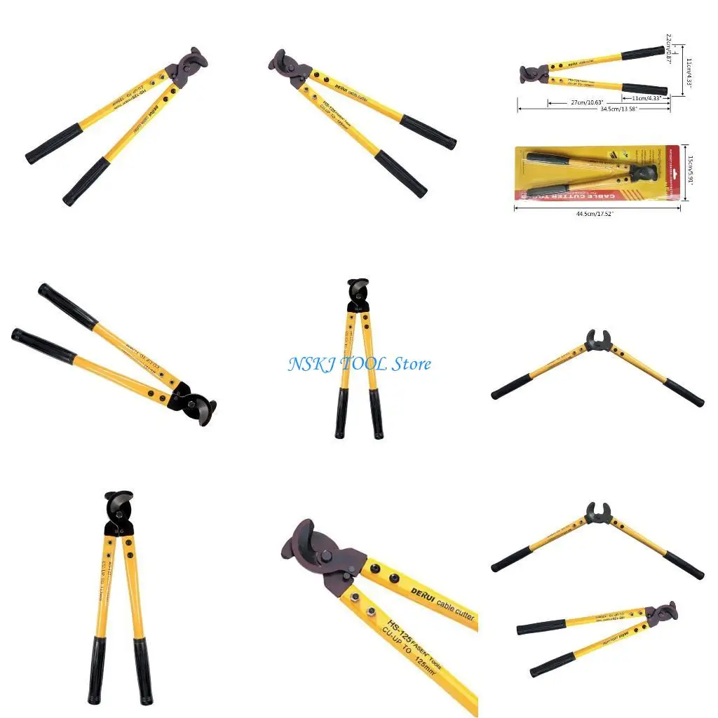 

L8RC Wire Cutter Pliers Long-Arm Electric Cable Cutting Nipper Wire Stripper Plier Hand Tool Electrical Cable Cutters HS-125