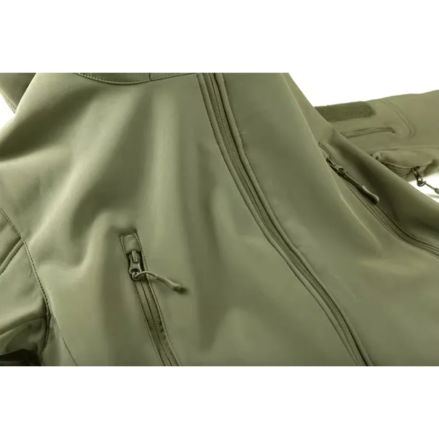 Chaqueta táctica cortavientos para caza – resistente viento frío - imagen 5