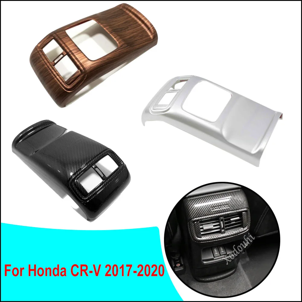 

Car Styling Armrest Storage Trim Rear Back Upside Air Conditioning Outlet Vent Frame For Honda CRV CR-V 2017 2018 2019 2020 2021