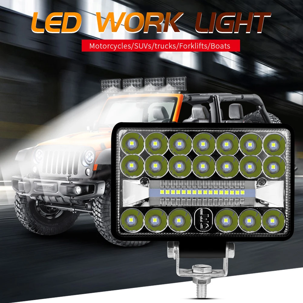 

LED Work Lights High Quality Waterproof IP67 LED Off road Light Car Truck Auxiliary Spotlight Lamp Black Outdoor SUV ATV UTV
