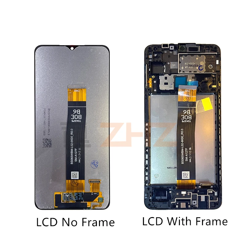 For Samsung Galaxy A127 Display Touch Screen Digitizer Assembly With Frame Lcd Panel For Samsung A12 Nacho LCD Replacement Parts