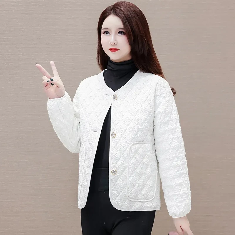 Xiaoxiangfeng Cotton-Padded Coat Female Temperament Outerwear Autumn Winter 2024 New Loose Casual Light Down Jacket Women Parkas