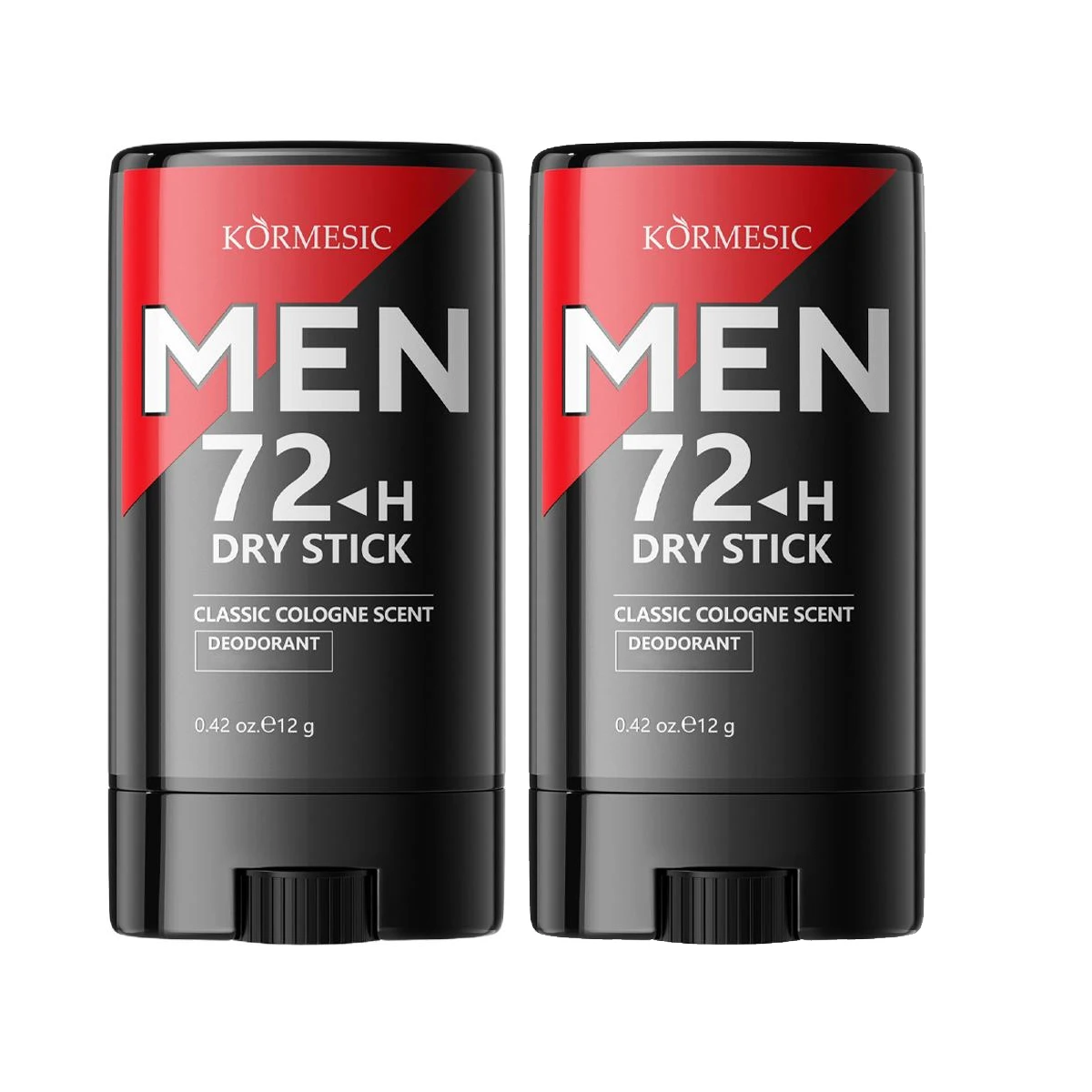 Portable Deodorant Stick For Men, 1/2pcs Natural Deodorizing Body Stick Eliminate Odors, Keep Freshness Lasting Scent Anti Sweat