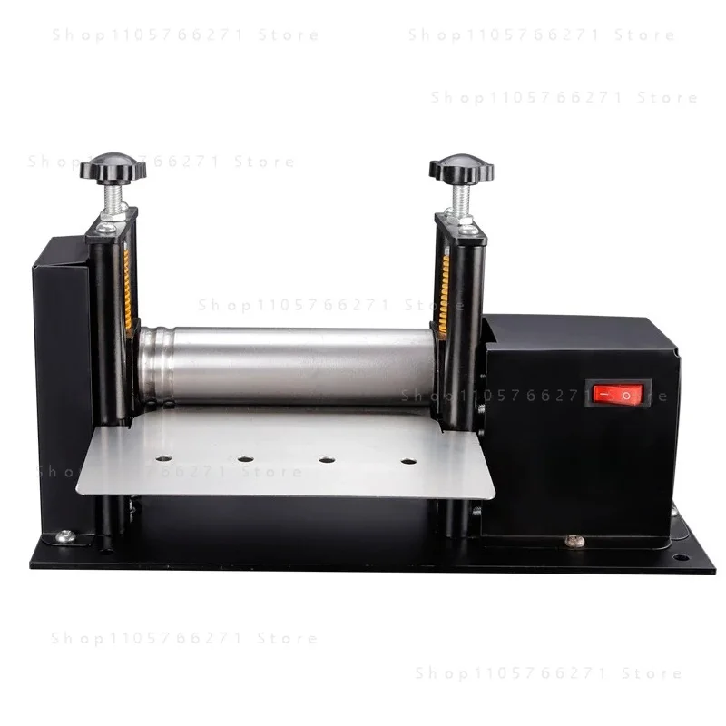 Electric Hand Crank Small Leather Drawing Machine, Shoulder Strap Tube Pressing Leather Machine, Laminating Machine