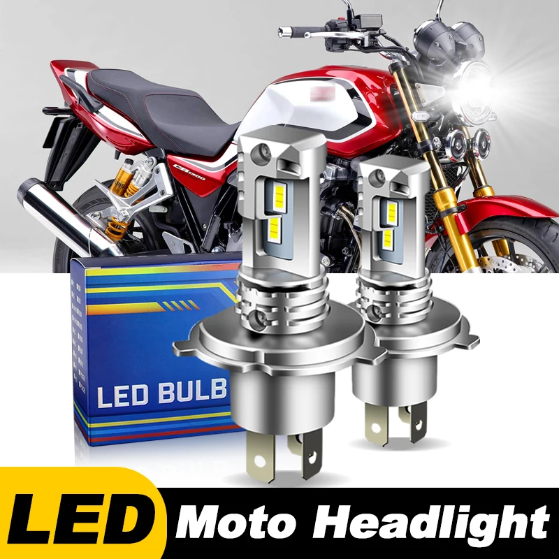 

1pc/2Pc Motorcycle LED Headlights FOR Honda CB1300A CB1300S SA CB1300F ST1300 VTR1000 Firestorm Hornet 600 Blubs 12000lm CANbus