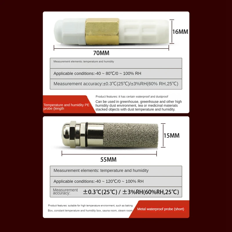 Transmisor de temperatura y humedad, colector de DC5-28V Modbus, XY-MD03, RS485