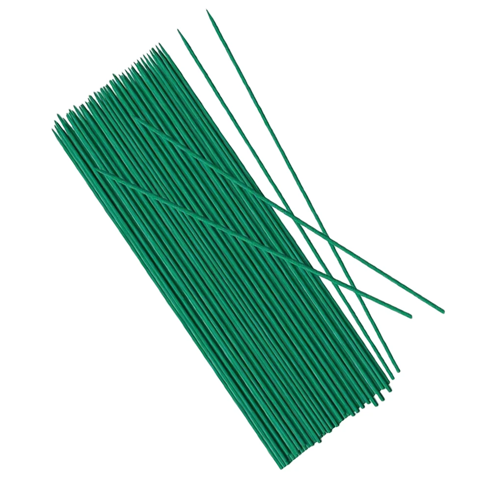 

40pcs Sticks Supplies Plant Support Set Plant Bamboo Poles For Plants Support Rod Long Sturdy Green Adjustable Depth Reusable