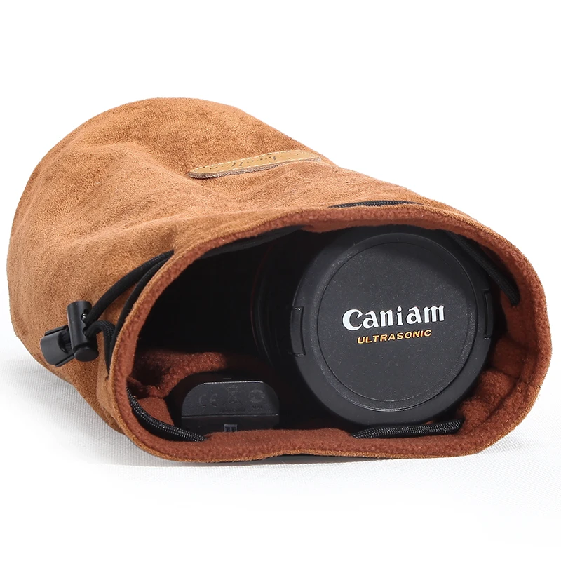 Dustproof Soft Camera Lens Pouch Bag Protector Case