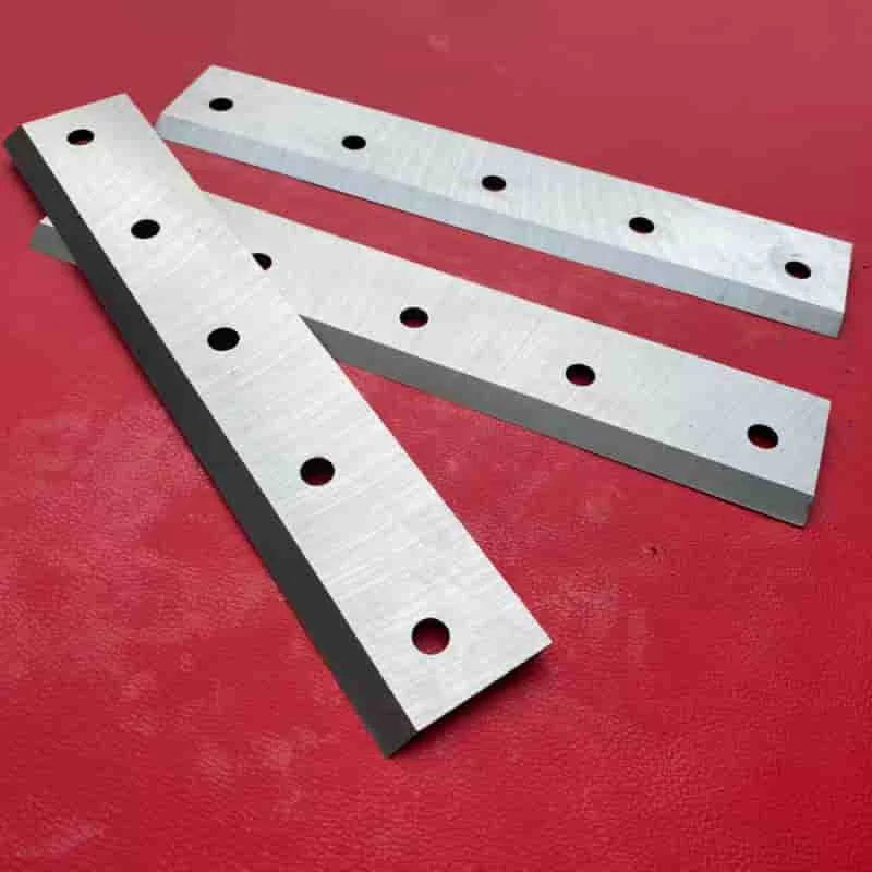 2pcs 300x55x5mm A8 Wood Chipper Blade  Crusher Blade, Forestry Fruit and Wood Chopper Blade Machinery Cutting Tools